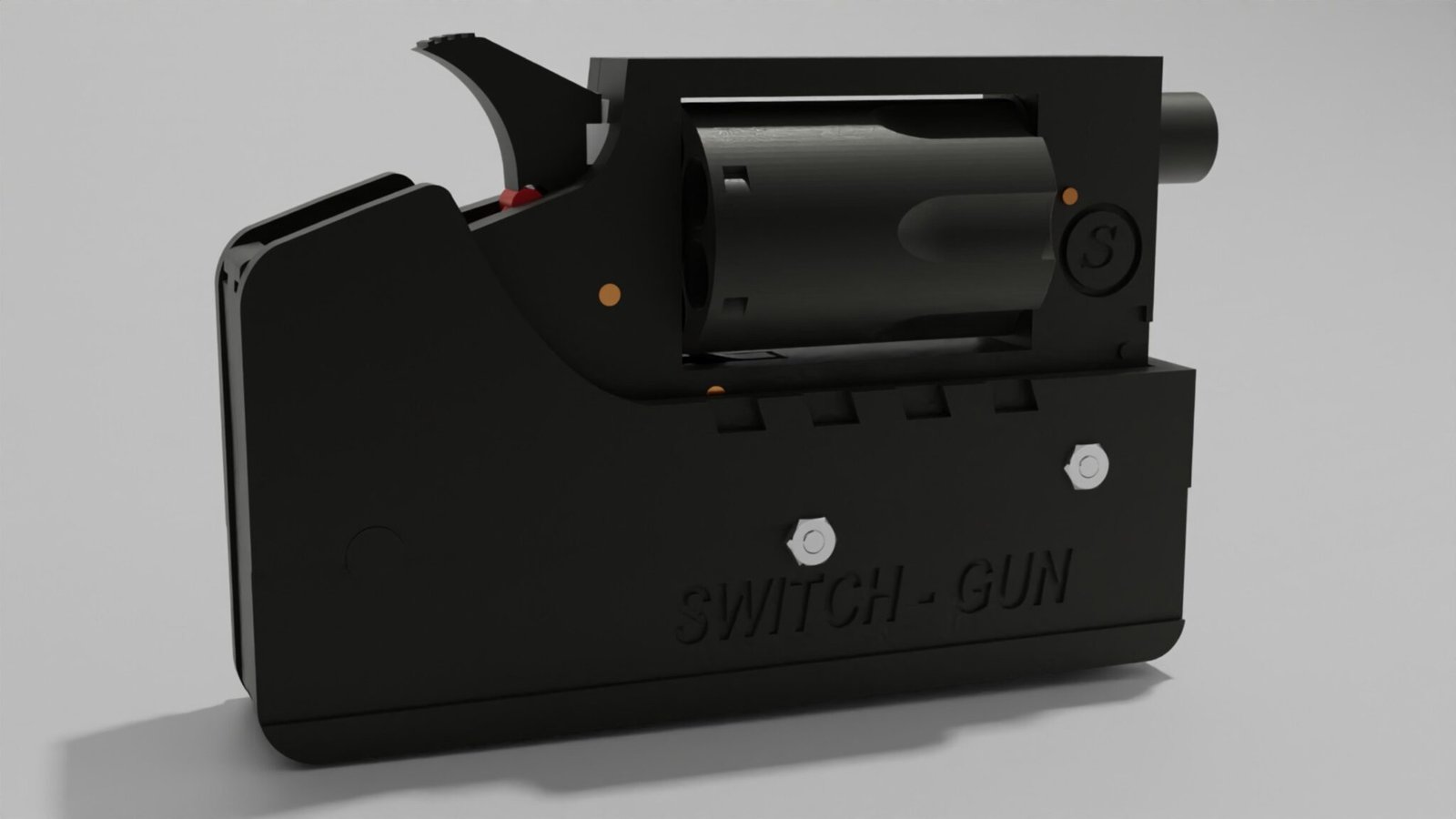 Switch Gun Switch Gun .22WMR Single Action Folding Revolver scale model | fully ...