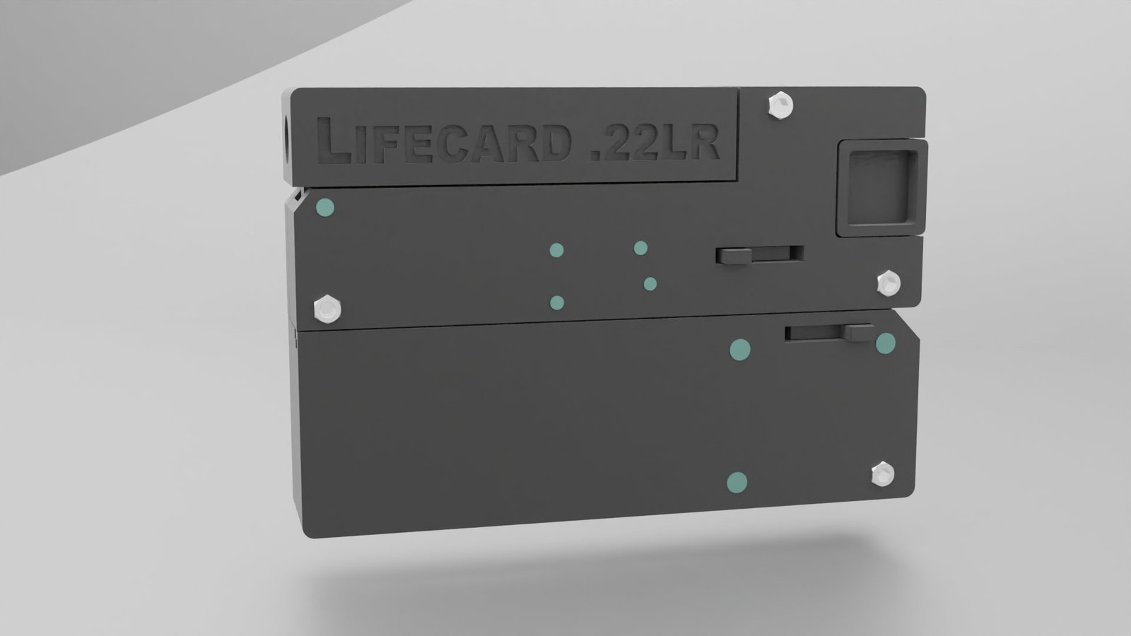 Life Card Exploded View LifeCard V2 – Upgraded Trigger Edition model | 3D Printable File