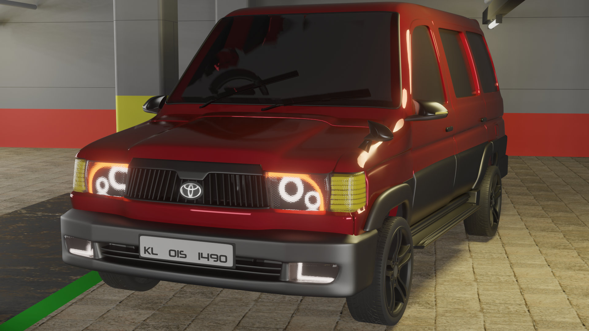 Toyota Qualis 3D Model For Download